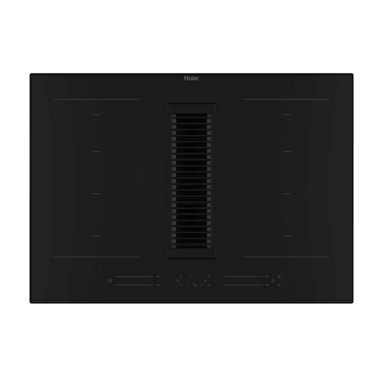 HAIER Indukcijska ploča HAIH82MTMCE ID Dual Series 6 s integriranom napom, 80 cm, 7400 W, crna