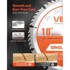 VEVOR List kružne pile, 254 x 254 x 25 mm, 50 zuba, za rezanje drva