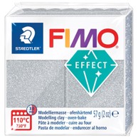 STAEDTLER Fimo Effect Glitter masa za modeliranje 57 g 8010-812 srebrna