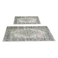 FOUTASTIC Zelene/sive kupaonske prostirke u setu 2 kom 60x100 cm