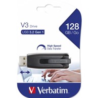 VERBATIM USB stick 3.2 Gen1 Store 'n' Go V3 #49189, 128 GB, crni