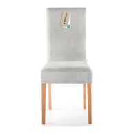 RESTILO Svijetlo siva rastezljiva presvlaka za stolicu 48 cm Sento
