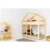 ADEKO Dječji krevet u obliku kućice/na kat s podnicom 80x200 cm u prirodnoj boji DMPN 