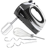 VONSHEF Mikser, ručni, profesionalni, 300 W, crni