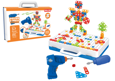 Kreativna mozaik slagalica, 2D/3D, 248 komada, plastična