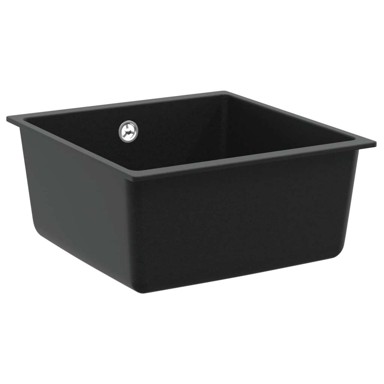 Umivaonik, 430x460 mm, 80% kvarc i 20% smola, crna