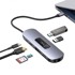 USAMS Hub 10 u 1 adapter za MacBook USB 3.0, HDMI, VGA, SD, TF, RJ45, USB-C PD 100 W