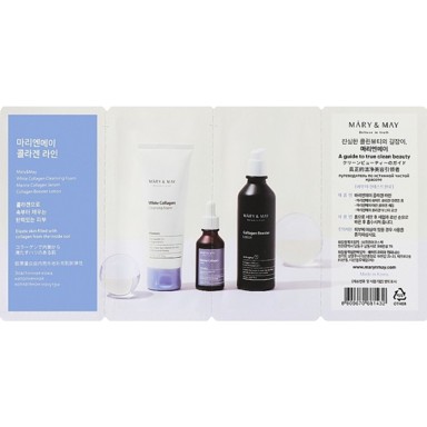 MARY&MAY Mini set za posvjetljivanje Collagen Line 3 Step SAMPLE 4,5 g