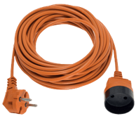 Vrtni produžni kabel 40m 1 utičnica bez uzemljenja 10A 2x1 OMY IP20 narančasti Elgotech PK-1040