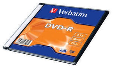 VERBATIM DVD-R disk 43547, 4.7 GB, 16x