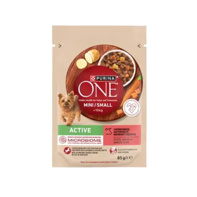 PURINA ONE Mokra hrana Mini Adult, govedina, 85 g