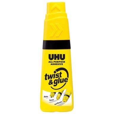 UHU Univerzalno ljepilo Twist & Glue, 90 ml, 46315, crno