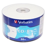 VERBATIM CD-R s površinom za ispis 700 MB 52x, 50 komada