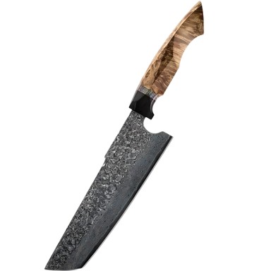 Damaskasti kuhinjski nož Yu-37465 Nakiri Kp37465, smeđi