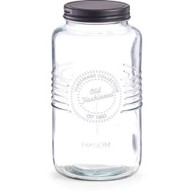 ZELLER Posuda za spremanje namirnica Old fashioned 2000 ml, crna