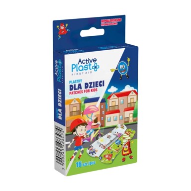 ACTIVEPLAST Dječji hipoalergeni flasteri, 16 kom