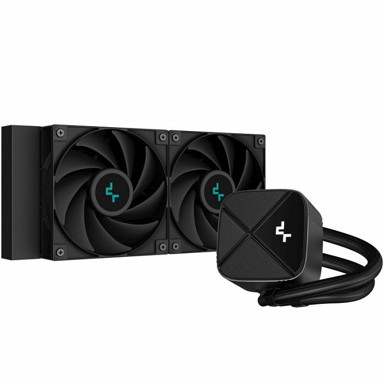 DEEPCOOL Vodeno hlađenje LS520S Zero Dark, 240 mm, crno