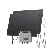 ECOFLOW Solarni sustav Stream za vrt/dvorište, podesivi, mikroinverter + 2×450W solarni paneli