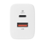 SBS Ultra-Slim zidni punjač USB-C i USB-A PD, 45 W, crni, TETRGANUSBTC45SLIM