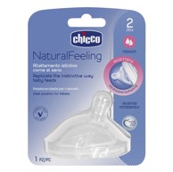 CHICCO Sisač silikon Natural Feeling 2+ 