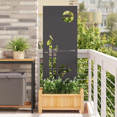 Vrtni paravan za privatnost 50x140 cm, crni