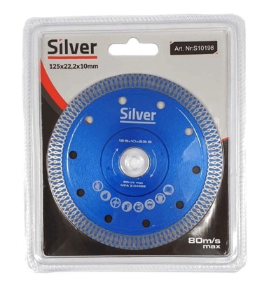 SILVER Dijamantni disk, za gres, 125 x 22,2 mm