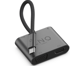 LINQ Docking stanica LQ48001, USB-C, 1x USB-A, 1x HDMI, 1x VGA, 1x USB-C PD, sivi