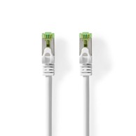 NEDIS Mrežni kabel CAT7 s FTP RJ45 muški RJ45 muški 5 00 m bez zapinjanja okrugli LSZH bijeli kutija