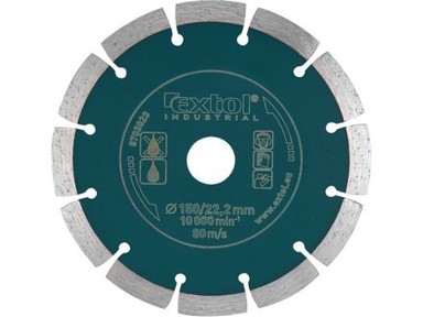 EXTOL INDUSTRIAL Dijamantna rezna ploča 8703033 Grab Cut, segmentna, 150 x 22,2 mm, suho/mokro