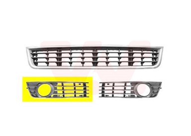 VAN WEZEL Maska branika Audi A4 01-05, prednja desna, sa maglenkom