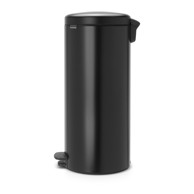 BRABANTIA Mat crna željezna kanta za smeće s pedalom 30 l NewIcon
