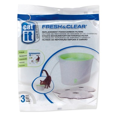 CATIT Filteri za pojilice Fresh&Clear, set 3 kom