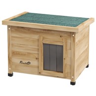 HOMESTAR Kućica za mačke 57x45x43 cm, prirodna
