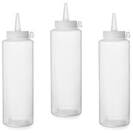 HENDI boca za hladne umake 0,2 l, prozirna, 558058, 3 kom.