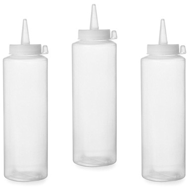 HENDI boca za hladne umake 0,2 l, prozirna, 558058, 3 kom.