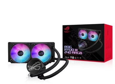 ASUS Vodeno hlađenje RYUO III 240 ARGB, 2x120 mm, Intel i AMD, crno