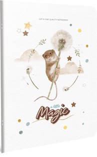 Bilježnica Magic A4, linije, meki uvez