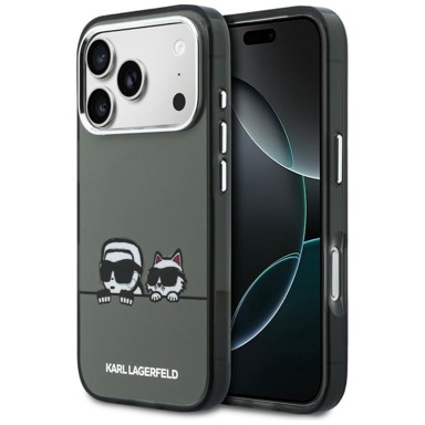 KARL LAGERFELD Torbica Karl & Choupette Peekaboo Logo MagSafe za Apple iPhone 17 Pro