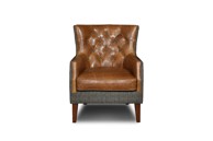 CHESTERFIELD Harris Tweed Sedum fotelja