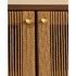 KAVE HOME Smeđa TV komoda u dekoru oraha 200x50 cm Elan 