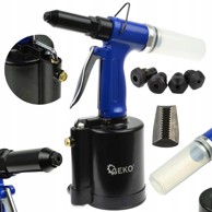 GEKO Pneumatska zakovica, set 2.4–6.4 mm