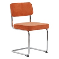 UNIQUE FURNITURE Narančasta blagovaonska stolica od samta Rupert