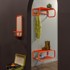 SPINDER DESIGN Narančasta metalna ploča za vješanje garderobe Retro 