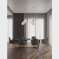 NOVA LUCE Visilica Allen E14, IP20 NL9028849, mat zlatna