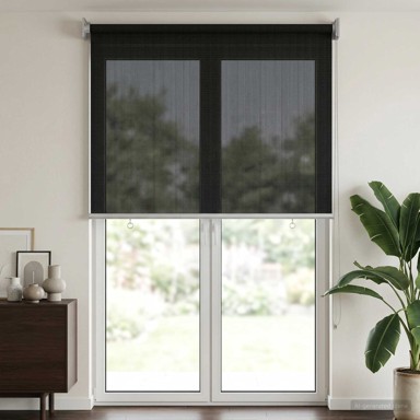 Vanjska roleta s 90 % UV zaštitom 80 x 230 cm od HDPE-a, crna