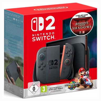 NINTENDO Konzola Switch 2, Mario Kart World, Assassin's Creed Shadows
