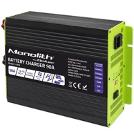 QOLTEC Punjač Monolith Smart Professional, za baterije LiFePO4/AGM/GEL/SLA, 90A, 12V, brzo punjenje