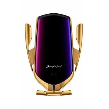 Pametni automobilski punjač za mobitel, 10W, zlatni