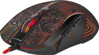 DEFENDER Miš OverLord GM-890, žični, 3200 DPI, gaming, crni