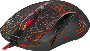 DEFENDER Miš OverLord GM-890, žični, 3200 DPI, gaming, crni